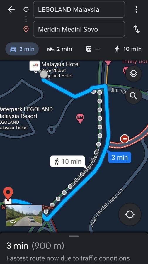 D Bunga مسلم Homestay Pool View Legoland Nusajaya Nusajaya  Zewnętrze zdjęcie